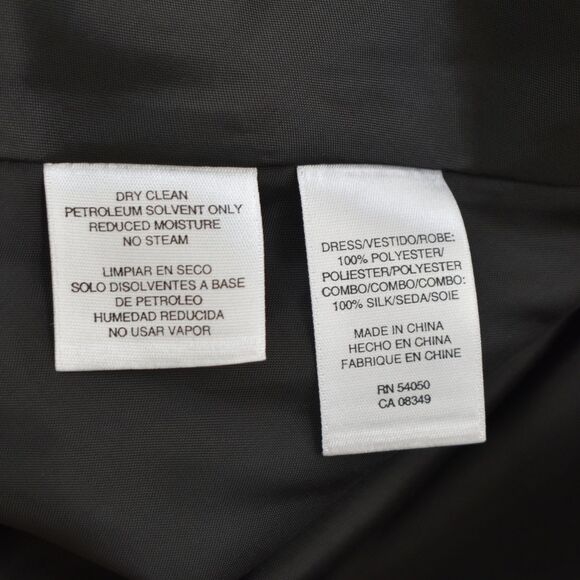 JONES NEW YORK Women's Black Backless Halter Cocktail Dress Size 14 - Picture 7 of 9